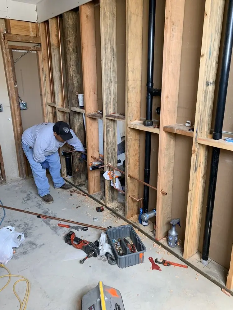 Commercial rough-in plumbing for Commercial Plumbing in Olentangy